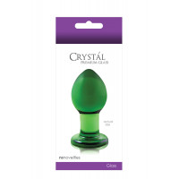 Стеклянная пробка NS Novelties CRYSTAL MEDIUM GREEN