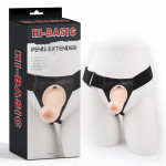 Страпон-фаллопротез без вібрації Hi-Basic Vibrating Flesh Strap 