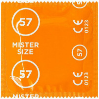 Презервативи латексні Mister Size 57 мм ультра тонкі (ціна за упаковку, 3 шт.)
