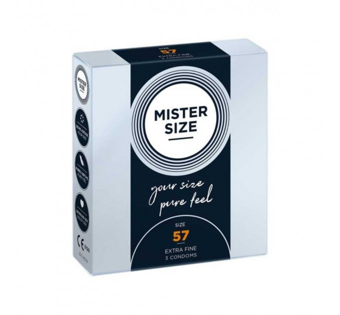 Презервативи Mister Size 57mm pack of 3