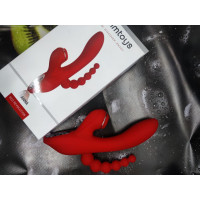 Потрійний вібратор із вакуумною стимуляцією Dream Toys RED REVOLUTION ANNA