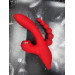 Тройной вибратор с вакуумной стимуляцией Dream Toys RED REVOLUTION ANNA