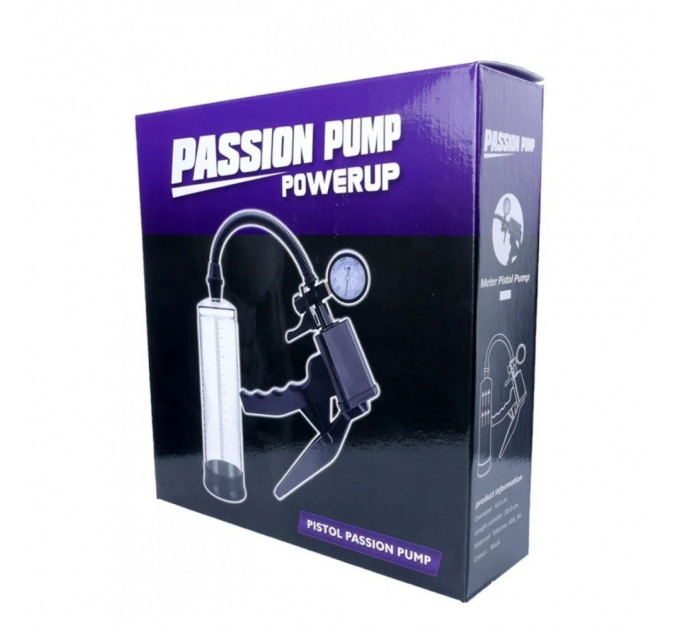 Вакуумная помпа мужская Powerpump PRO 01 - Clear