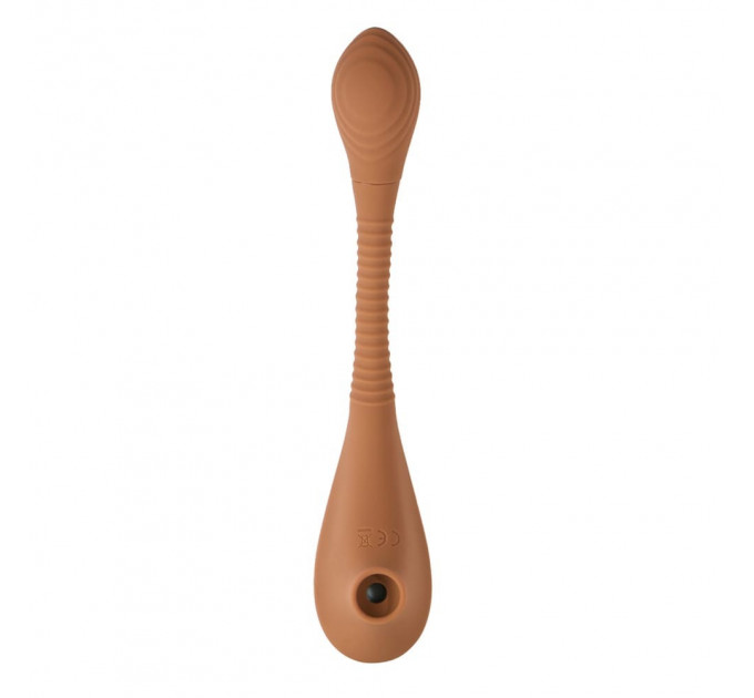 Вакуумный стимулятор для клитор Sweet Em Velvet Lure коричневый USB