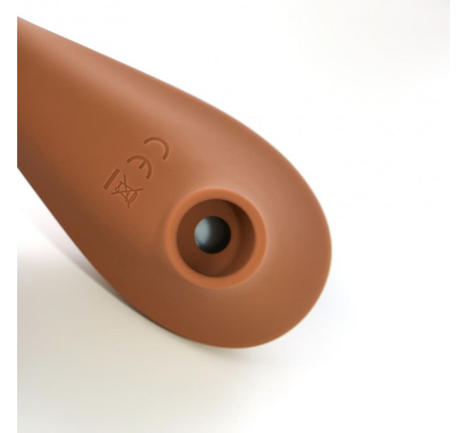 Вакуумный стимулятор для клитор Sweet Em Velvet Lure коричневый USB