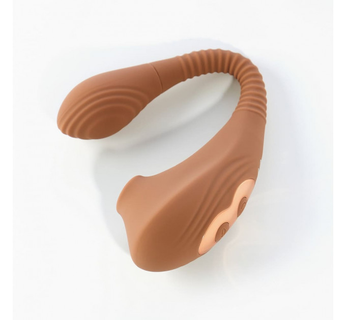 Вакуумный стимулятор для клитор Sweet Em Velvet Lure коричневый USB