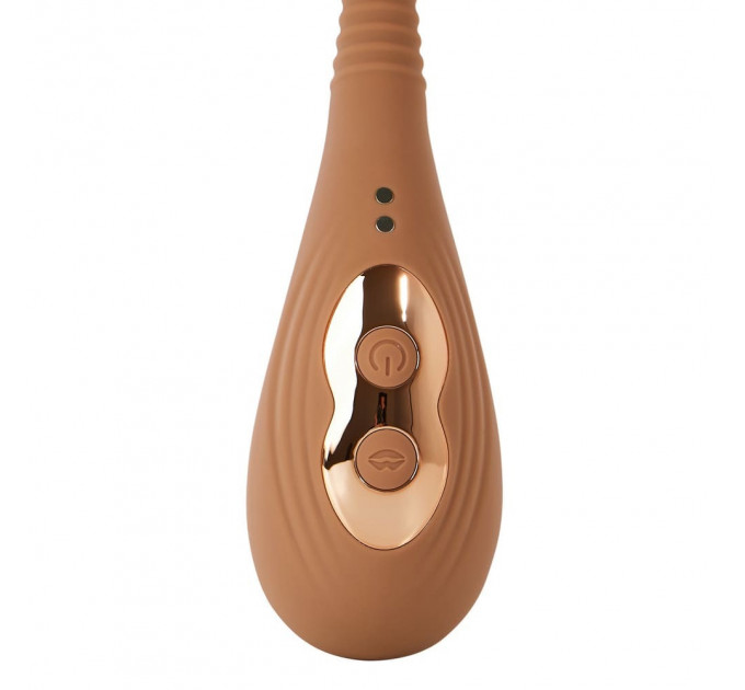 Вакуумный стимулятор для клитор Sweet Em Velvet Lure коричневый USB