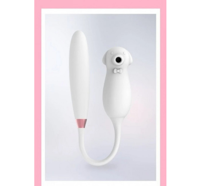 Вибратор двойной белый Elva Dual Purpose (white)