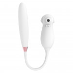 Вибратор двойной белый Elva Dual Purpose (white)