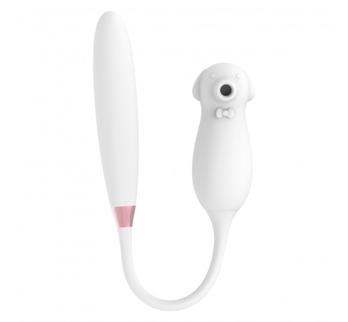 Вибратор двойной белый Elva Dual Purpose (white)