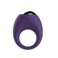 Вибрационное эрекционное кольцо Every Night Toys со светодиодом и 7 режимами вибрации, фиолетовый