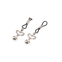 Затискачі на соски CHISA Senuelo Heart Echo Nipple Clamps з дзвіночками