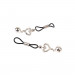 Зажимы на соски CHISA Senuelo Heart Echo Nipple Clamps с колокольчиками