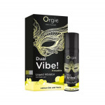 Рідкий вібратор Orgie DUAL VIBE! коктейль Джин-тонік лимон, 15 мл