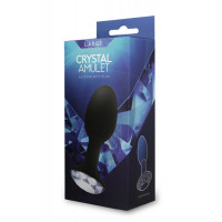 Анальна пробка CRYSTAL AMULET SILICONE BUTT PLUG LARGE