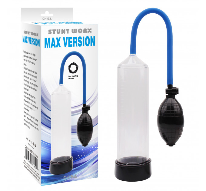 Помпа механическая Chisa Stunt Worx Max Version Penis Pump, прозрачная