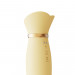 Вибратор с подогревом и вакуумной стимуляцией ZALO ROSE RABBIT YELLOW