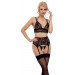 Комплект белья Bra Suspender Set M