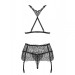 Комплект Obsessive Chiccanta 3 pcs set black S/M