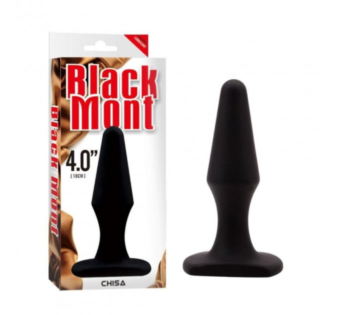 Анальна пробка Chisa Black Mont, чорна