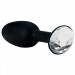 Анальна пробка CRYSTAL AMULET SILICONE BUTT PLUG LARGE