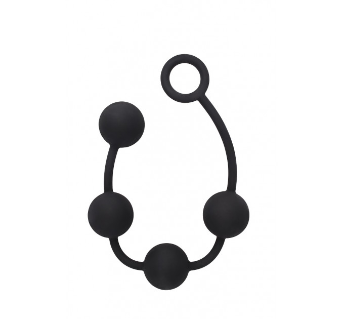 Анальные бусы Chisa Black Mont Storm Beads черные, M