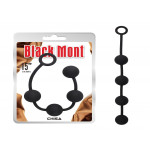 Анальные бусы Chisa Black Mont Storm Beads черные, M