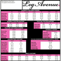 Білі мереживні панчохи Leg Avenue