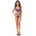 Боди ажурное Daring Intimates с декоративными стрепами, фиолетовый
