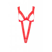 Боді з відкритими грудьми KYOUKA BODY red S/M - Passion