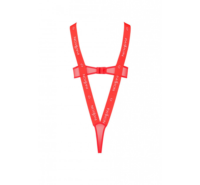 Боди с открытой грудью KYOUKA BODY red S/M - Passion