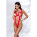 Боди с открытой грудью KYOUKA BODY red S/M - Passion