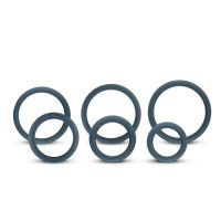 Набір із 6 силіконових кілець Boners для пеніса, 6 шт.