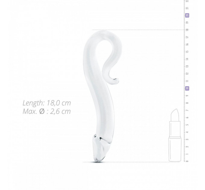 Фаллоимитатор стекло Gildo Glass Dildo No.14
