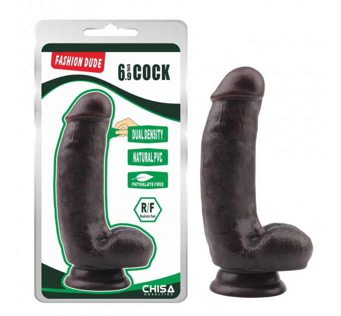 Фаллоимитатор реалистичный Chisa Fashion Dude 6.9 Cock, коричневый