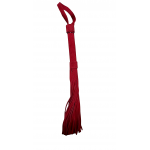 Флоггер DS Fetish Leather flogger red suede leather