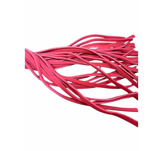 Флоггер DS Fetish Leather flogger red suede leather