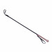 Стек с алмазами натуральная кожа DS Fetish Whip diamond pink