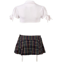 Костюм Школярки в клітинку Cottelli Collection Schoolgirl 4 предмети, M