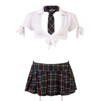 Костюм Школярки в клітинку Cottelli Collection Schoolgirl 4 предмети, M