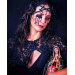 Маска из страз Possessed face jewels sticker Leg Avenue