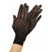 Перчатки с геометрическим узором длиной до запястья BACI Diamond Jacquard Glove, черный