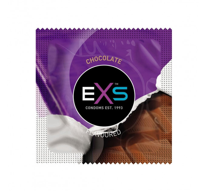 Презервативи EXS Mixed Flavoured зі смаком шоколаду, коли, полуниці та жуйки (ціна за упаковку, 12 шт)