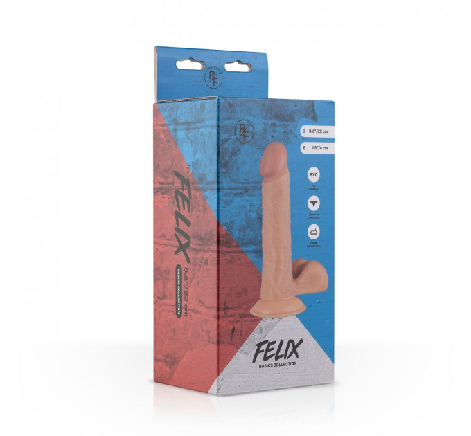Реалистичный фаллоимитатор Real Fantasy Felix Realistic Dildo 22 см