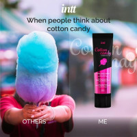 Їстівний лубрикант зі смаком солодкої вати Intt Cotton Candy, 100 мл