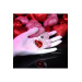 Скляний анальний затор ADAM ET EVE RED HEART GEM GLASS PLUG SMALL