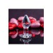 Скляний анальний затор ADAM ET EVE RED HEART GEM GLASS PLUG SMALL