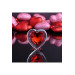 Скляний анальний затор ADAM ET EVE RED HEART GEM GLASS PLUG SMALL