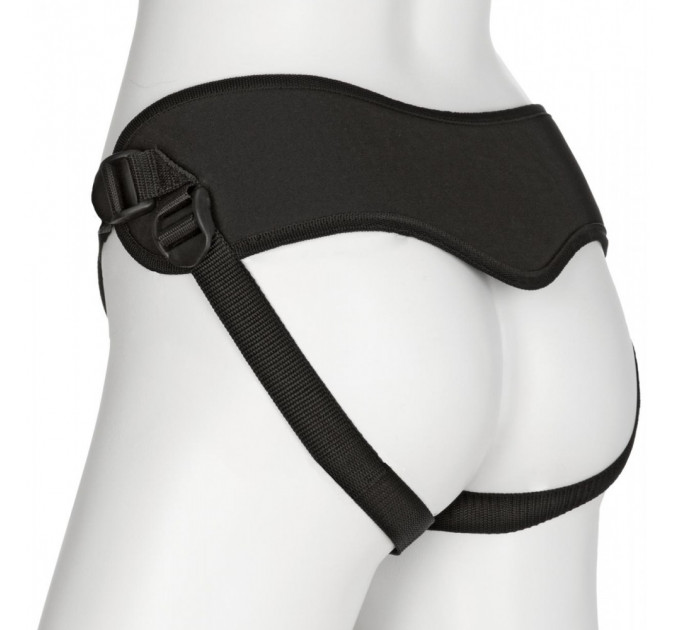 Трусики для страпону універсальні Doc Johnson з ущільненою спинкою Supreme Harness w. Plug