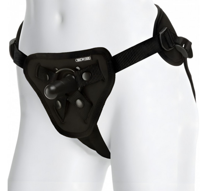 Трусики для страпону універсальні Doc Johnson з ущільненою спинкою Supreme Harness w. Plug